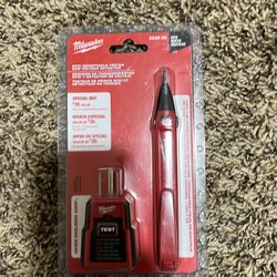 Milwaukee receptacle tester and voltage detector