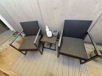 Out door table and chair