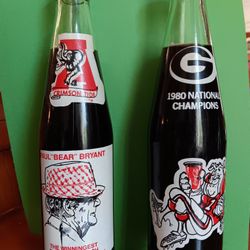 Vintage College/Coke Bottles