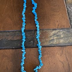 AUTHENTIC REALLY TURQUOISE STONE NECKLACE PERFECT CONDITION BEAUTIFUL NECKLACE 