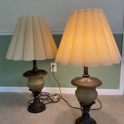 Pair Of Antique Looking Table Lamps
