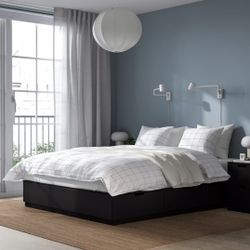 Ikea Queen Size Bed Frame with Storage