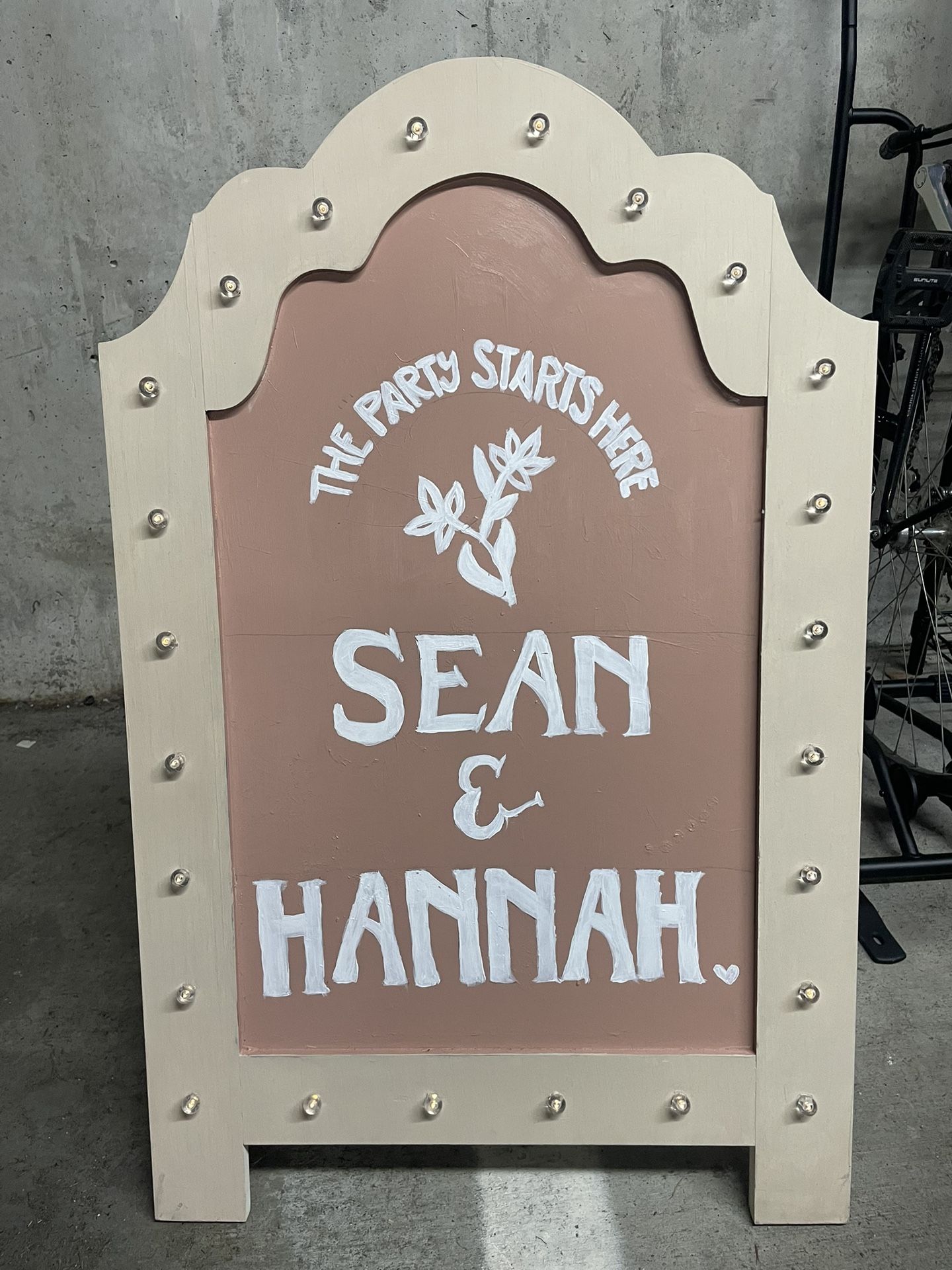 A-Frame Light Up Decorative Sign