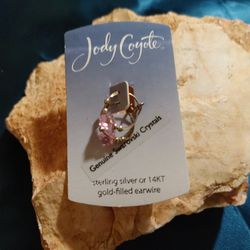 Genuine Swarovski Crystal Judy Coyote Earrings