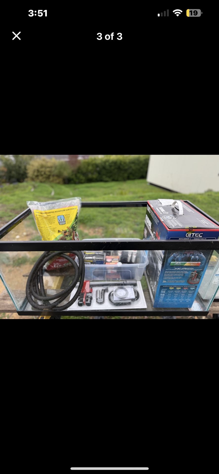 40 Gallon Aquarium Tank Setup