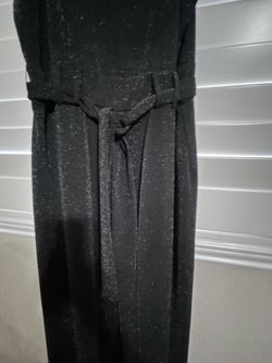 Black shimmer  romper size 16