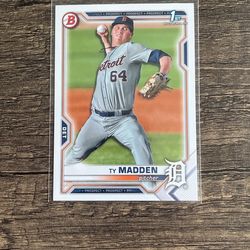 2021 Topps Bowman First  Ty Madden 