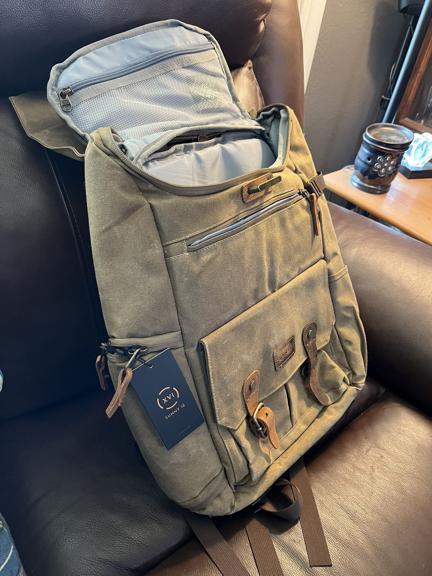Canvas Laptop Computer Backpack