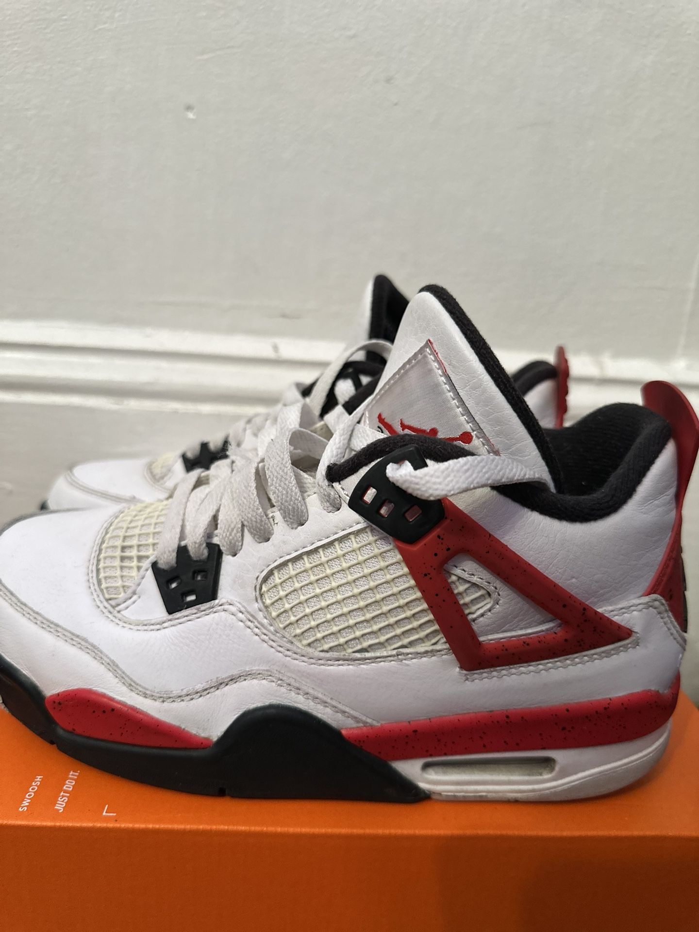 Jordan 4 Red Cement size 6 youth