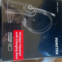 Wireless Headset With Charging Base