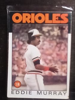 1986 Topps Baltimore Orioles Eddie Murray. 30