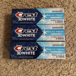 3 Crest Toothpaste
