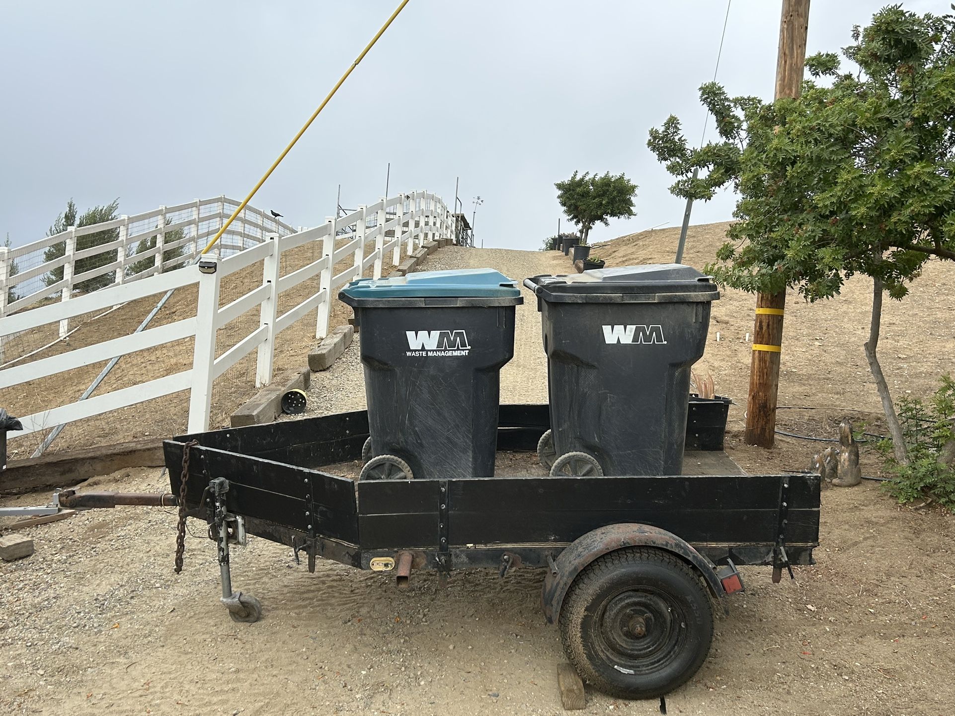 Yard Trailer With Ramps