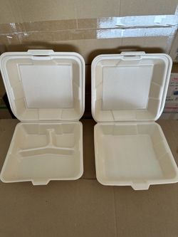 9x9 biodegradable Containers