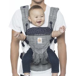 Ergobaby Omni 360 All-Position Baby Carrier for Newborn to Toddler with Lumbar Support (7-45 Pounds), Stardust