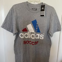 Adidas Soccer T-shirt - Size Medium Brand New