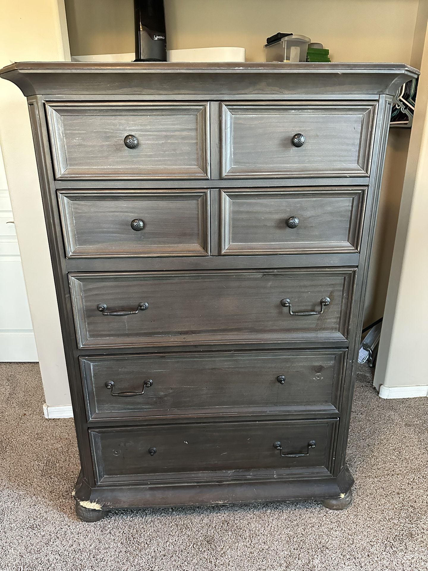 5-Drawer Wood Dresser