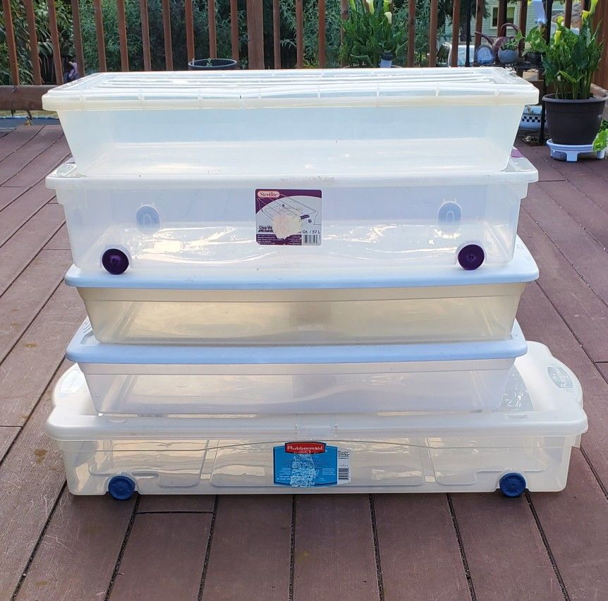 Storage Totes $6 ea.