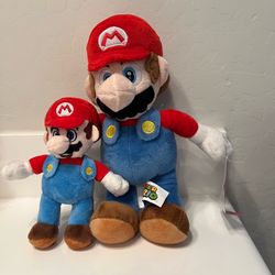 NWT Mario Plushies