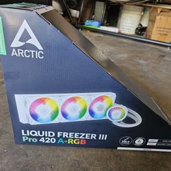 Artic liquid freezer III Pro 420 a-rgb  AIO WATER COOLER
