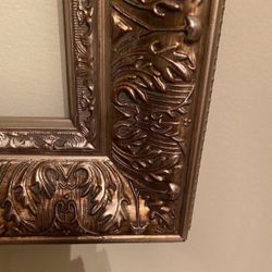 Gallery Frames-ornate antique champagne color. open back $50