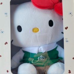 Hello Kitty X Starbucks Collab Plushie