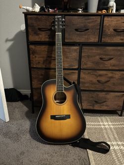 brand New Donner Acoustic Guitar with Case