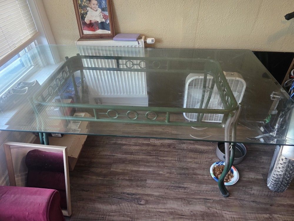 Glass Top Table