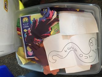 Construction paper & die cuts
