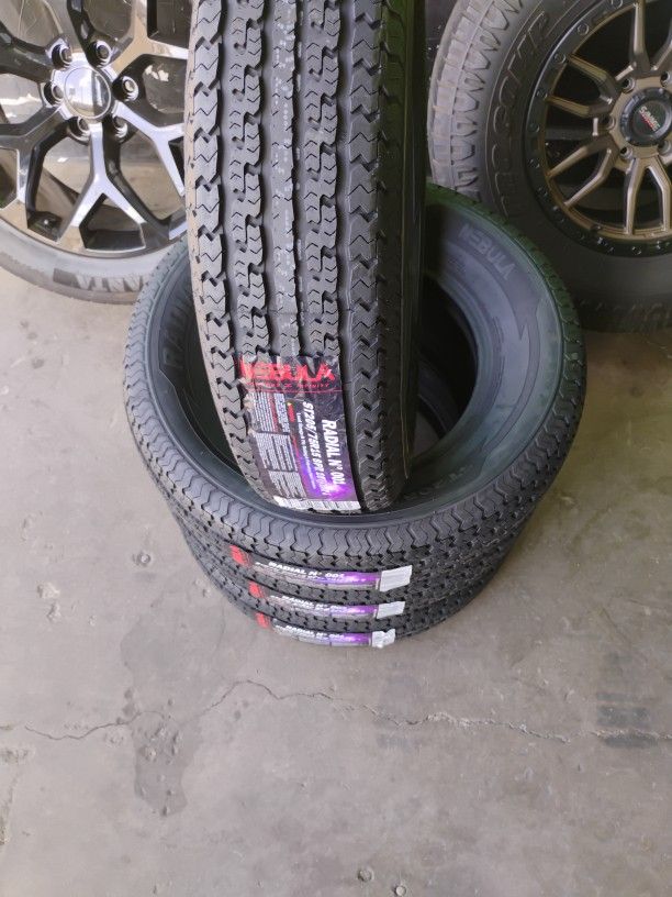 New Set Of Tires St 205 75 15 NEBULA