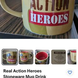 Real Action Heroes Stoneware Mug Drink Homefront Girl Collection Military Life