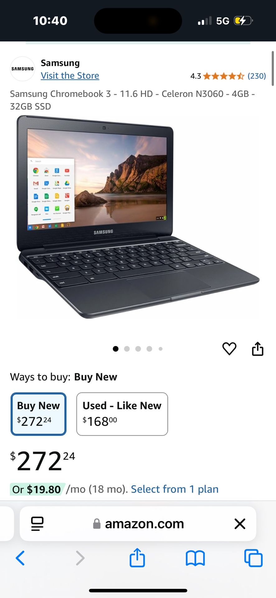 Samsung Chromebook 3rd. Edition