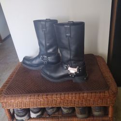 Harley Cowboy Boots Men's 9 And 1/2