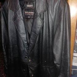 Wilsons 100% Leather Jacket Men's Size Small