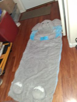 Kids Elephant Slumber Bag. NEW