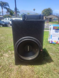 Q bomb speaker and Kenwood power amplifier