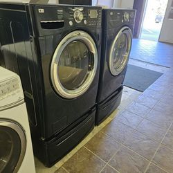 Lg Pedestal Washer And Dryer Used Good Conditions 