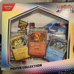 Pokemon Prismatic Evolutions Poster Collection Box