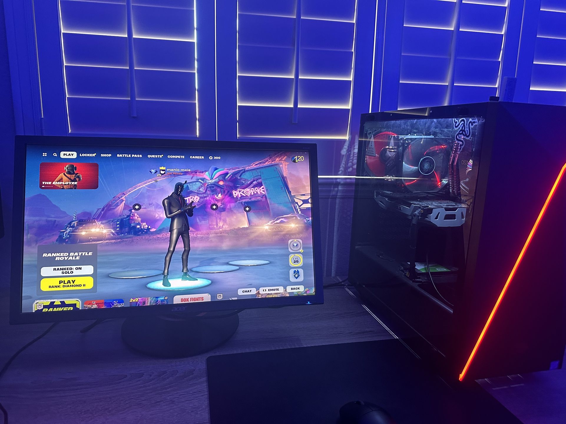 i7-7700k | GTX 1070 | GAMING PC & 24in 144hz MONITOR COMBO