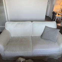White Loveseat Couch