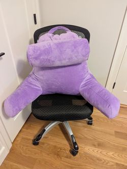 Wayfair TV and Reading Bolster/Backrest Pillow Cover & Insert (Purple)
