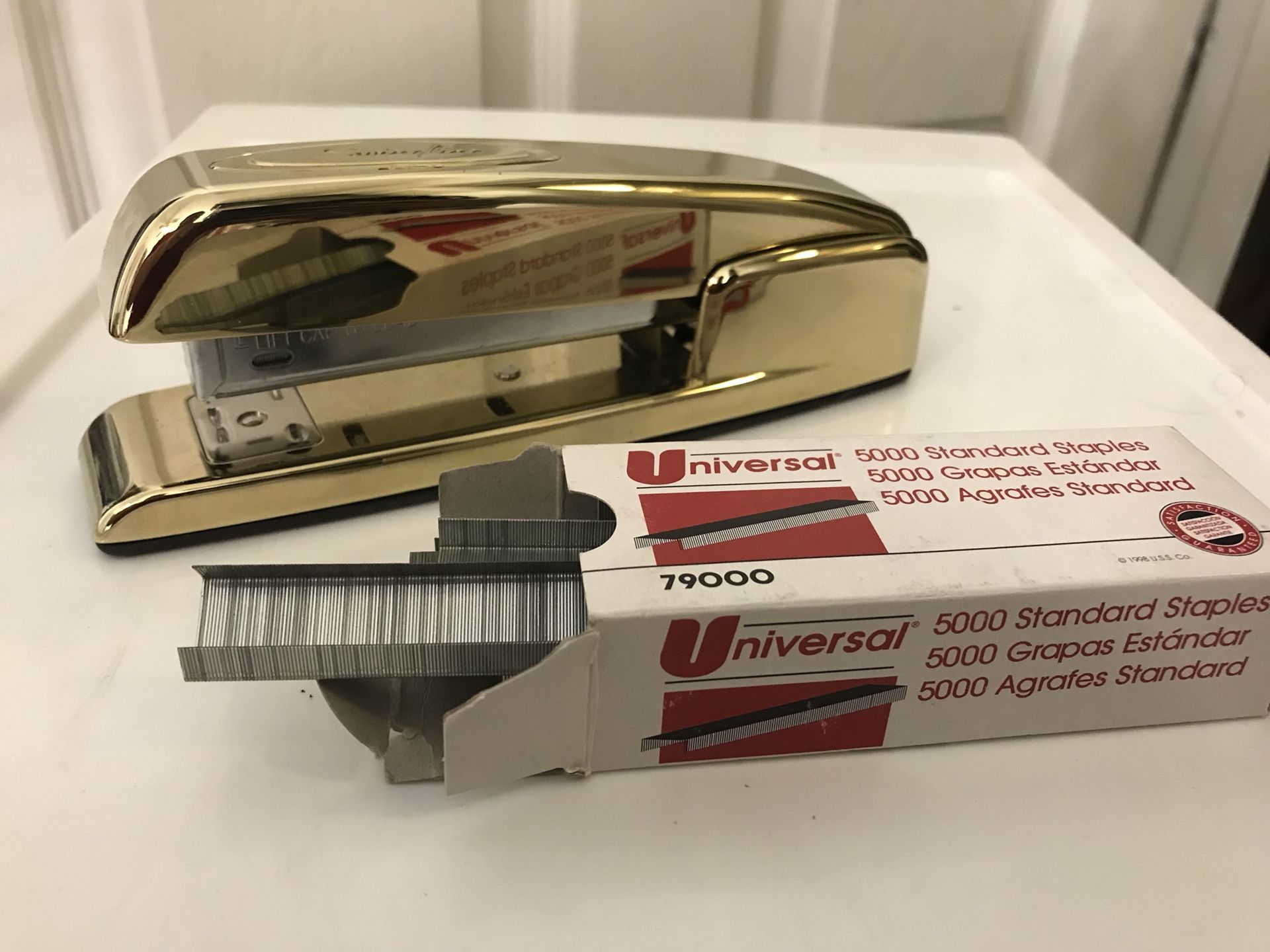 Nate Berkus Swingline Stapler in gold