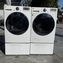 XL Washer, And Gas Dryer