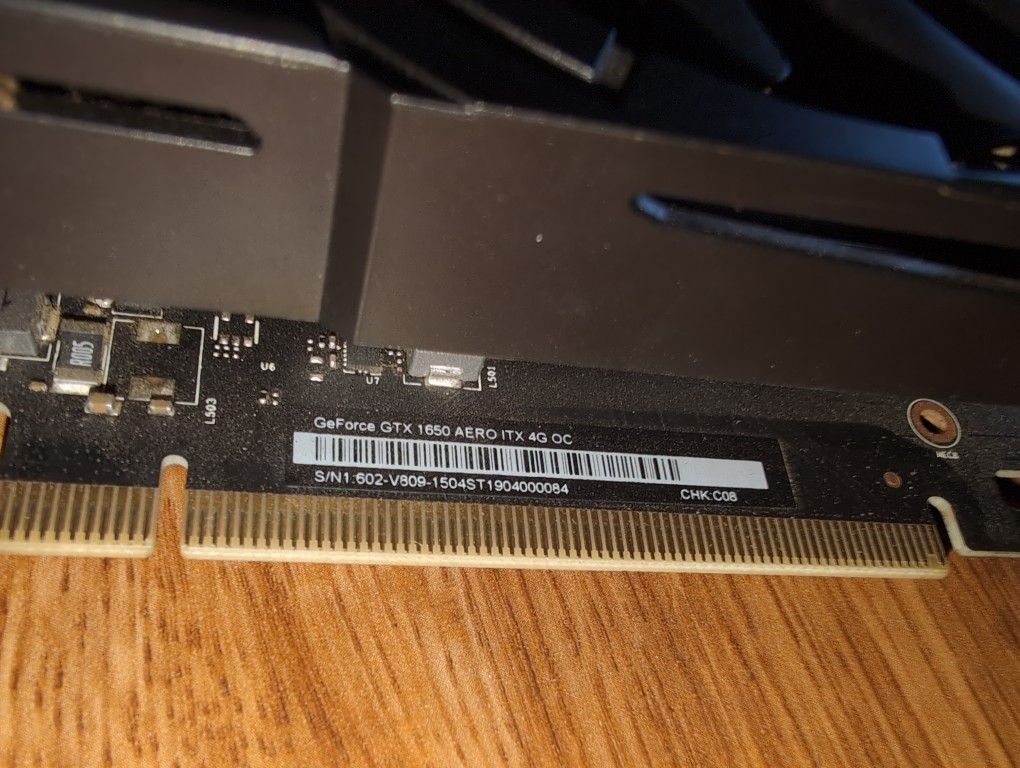 MSI G-Force GTX 1650 aero ITX 4G OC