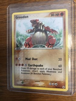 Pokémon Groudon Holo