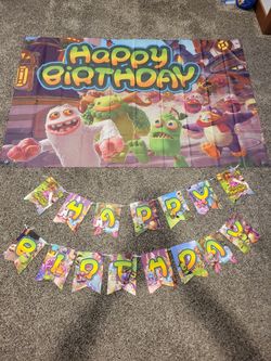 My Singing Monsters Birthday Decor 