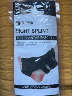 Night splint for foot