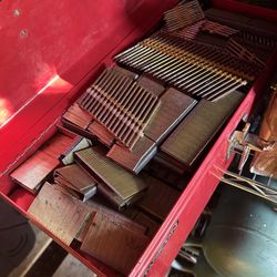 Toolbox Full Of Framing, Nails, Finish Nails, Aluminum Nails, Staples, 