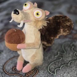 SCRAT the Squirrel Ice Age Plush - Ty Beanie Baby Plush