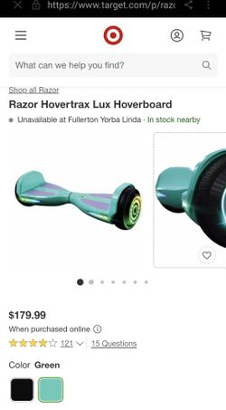 Razor hoverboard online target